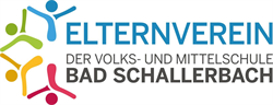 Logo Elternverein der Volks- und Mittelschule Bad Schallerbach bunt geschrieben
